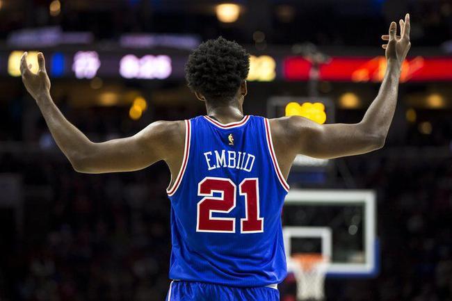  76人官宣恩比德常规赛报销  